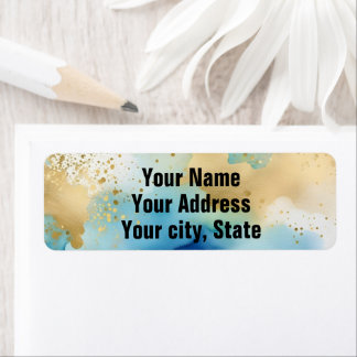 adressetiketter för coola returadress etikett