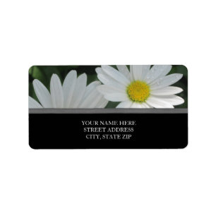 Adressetiketter för daisy