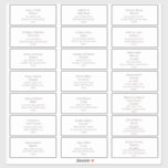 Adressetiketter för Deep Brown Font Bröllop Guest Klistermärken<br><div class="desc">De här djupa bruna adressetiketterna för gäster från bröllop är perfekt för det moderna eleganten,  det minimalistiska bröllop. Utformningen har minimalt teckensnitt för contemporary tillsammans med formell kalligrafi. Behålla den som den är,  eller välj att anpassa den med egna teckningar eller foton!</div>