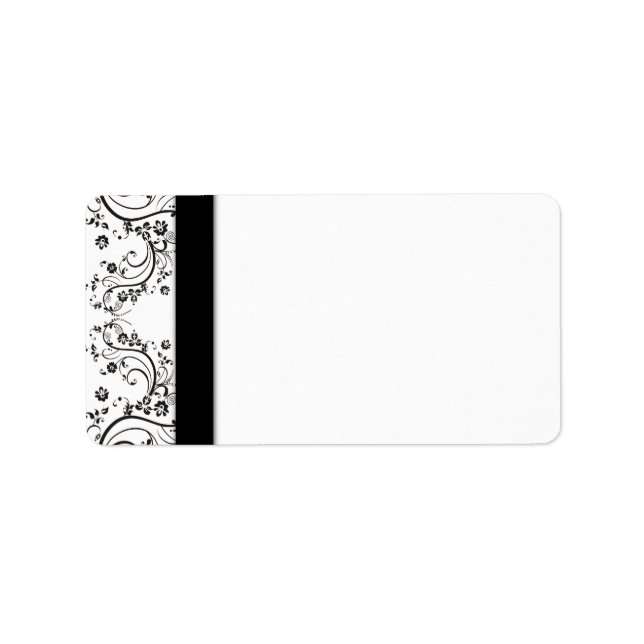 Adressetiketter för elegant (Framsidan)