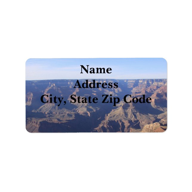 Adressetiketter för Grand Canyon (Framsidan)