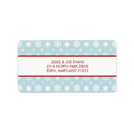 Adressetiketter för julkort