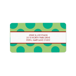 Adressetiketter för julkort