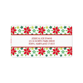 Adressetiketter för julkort