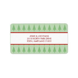 Adressetiketter för julkort