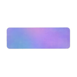 Adressetiketter för lavendel, blått och Rosa Returadress Etikett
