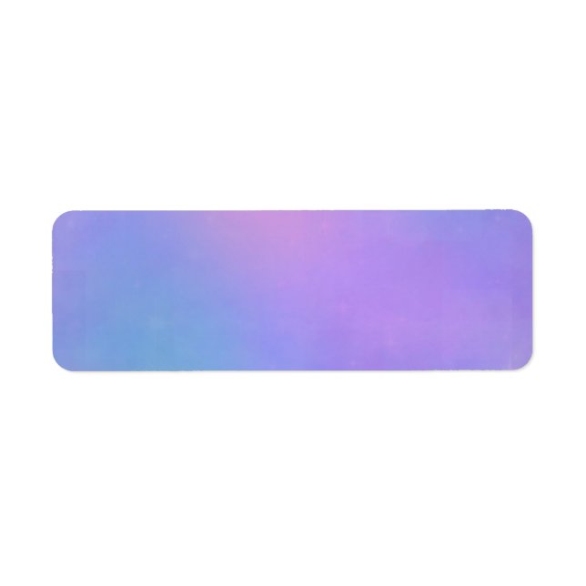 Adressetiketter för lavendel, blått och Rosa Returadress Etikett (Framsidan)
