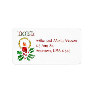 Adressetiketter för Noel Julljus