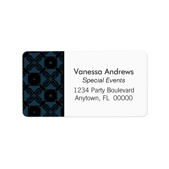 Adressetiketter för obehindrat skönhetspris (Framsidan)