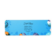 Adressetiketter för påskägg