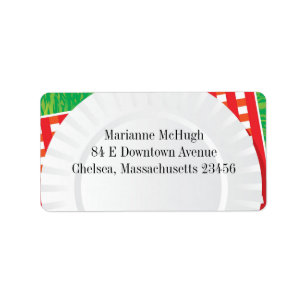 Adressetiketter för Picnic Outing Party Shipping