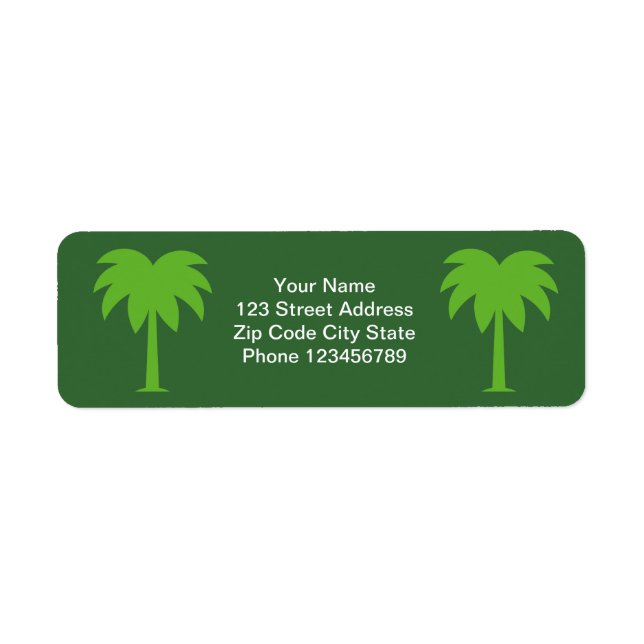 Adressetiketter för returadressetiketter för handf returadress etikett (Framsidan)