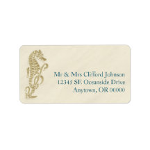 Adressetiketter för sjöhästens OSA