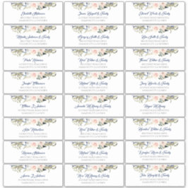 Adressetiketter i Tropiska Foliage Guest Namn Klistermärken