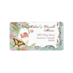 Adressetiketter - Les Fleur Pavoine - Bröllop