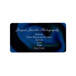 Adressetiketter med Retro Tie Dye Stil-bakgrund