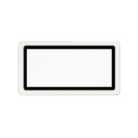 Adressetiketter med Svart gränd vid Unisex