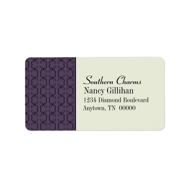 Adressetiketterna land Linjer Adressetikett (Framsidan)