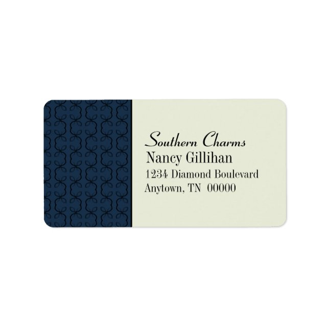 Adressetiketterna land Linjer Adressetikett (Framsidan)