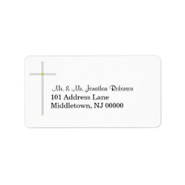 Adressetiketterna silver Guld Kor Adressetikett