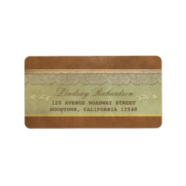 adressetiketterna vintage bröllop adressetikett