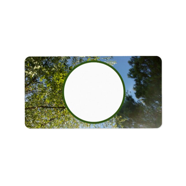 Adressetiketternas coola Miljödesign stilar Adressetikett (Framsidan)