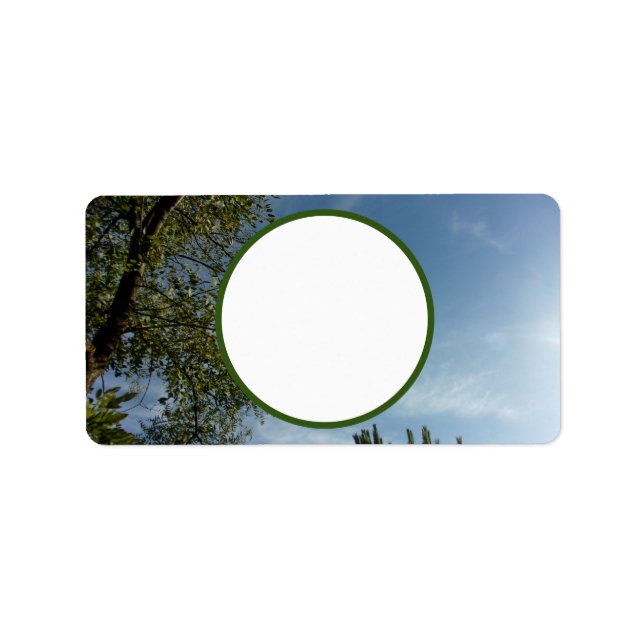 Adressetiketternas coola Miljödesign stilar Adressetikett (Framsidan)