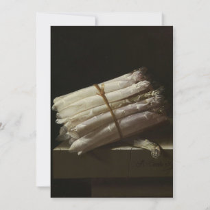 Adriaen Coorte - still Life with Asparagus Inbjudningar