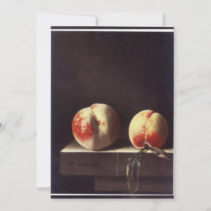 Adriaen Coorte - Two Peacher Inbjudningar