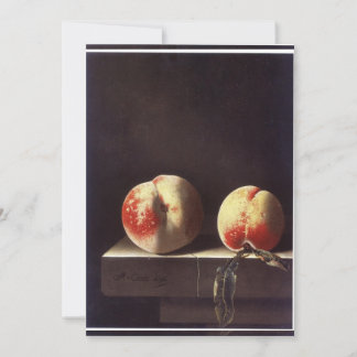 Adriaen Coorte - Two Peacher Inbjudningar