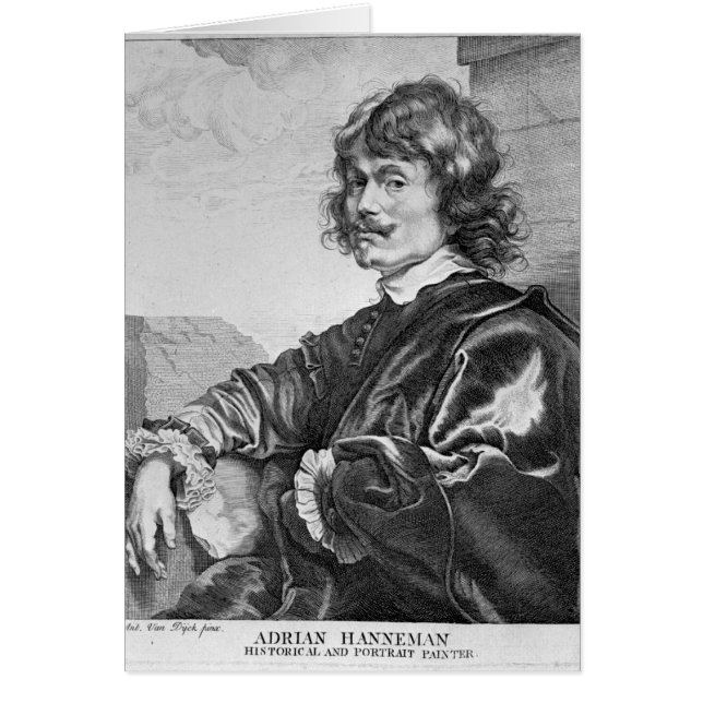 Adriaen Hanneman Hälsningskort (Framsidan)