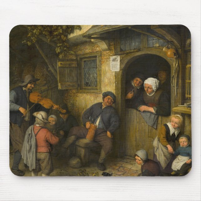 Adriaen van Ostade - Spelmannen Musmatta (Framsidan)