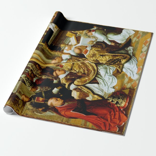 Adriaen Ysenbrandt samlas av Sanktt Gregory Presentpapper (Utrullad)