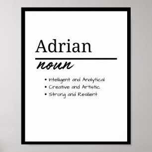 Adrian, Boy Personlig Namn Definition Poster