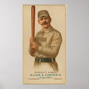 Adrian C. Anson, Chicago vitstrumpor Poster