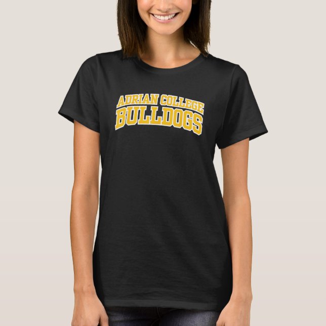 Adrian College Bulldog 03 T Shirt (Framsida)