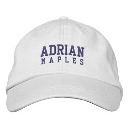Adrian High School Embroired Baseball Hat Broderad Keps