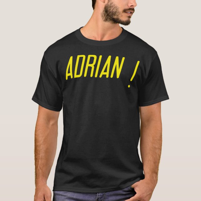 ADRIAN!!! TEE SHIRT (Framsida)