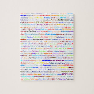 Adrian Text Design II Pussel