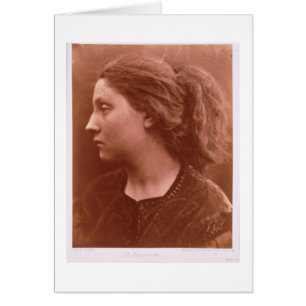 Adriana (foto av sepia) hälsningskort
