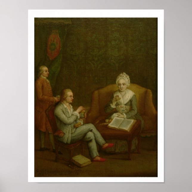 Adriana Giustinian Barbarigo och hennes son Gerola Poster (Framsidan)