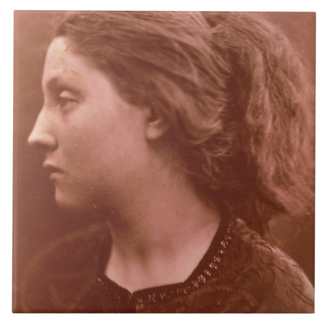 Adriana (sepiafoto) kakelplatta (Framsidan)