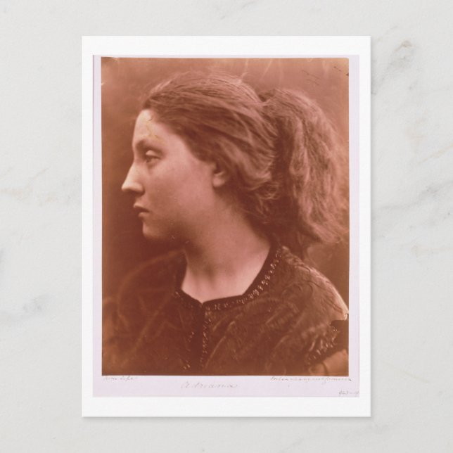 Adriana (sepiafoto) vykort (Framsida)