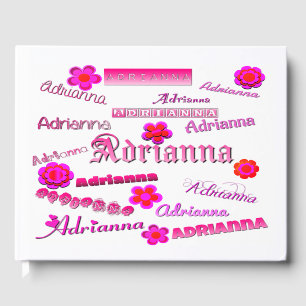 Adrianna Blommigt Pop Art Gästböcker