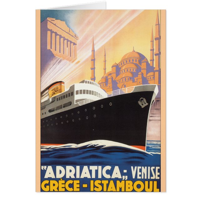 Adriatica Line Hälsningskort (Framsidan)