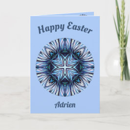 ADRIEN ~ Påskkort ~ Nyanser av Blått och Vitt Helgkort