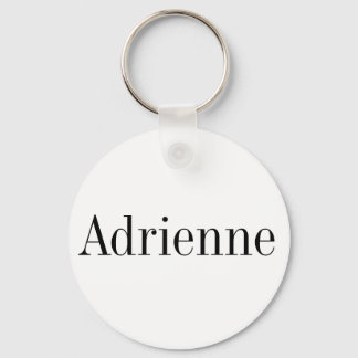 Adrienne Namn Keychain Nyckelring