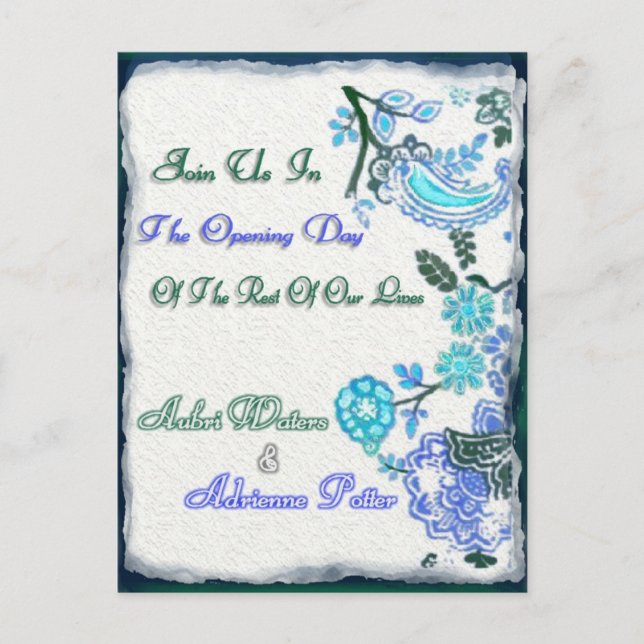 Adriennes sista Inbjudan (Framsida)