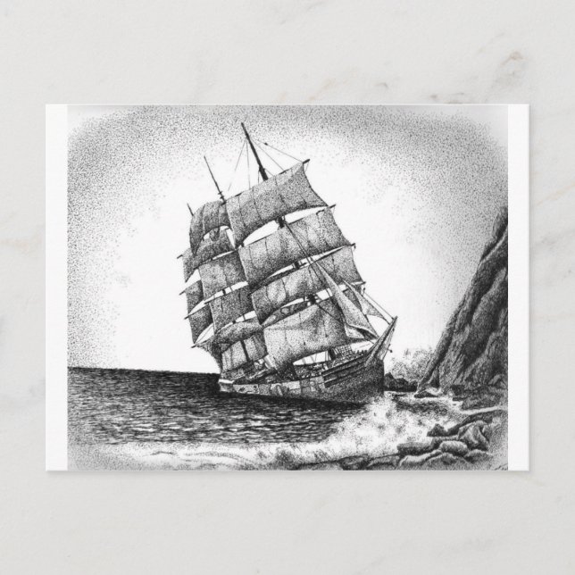 Adrift Vykort (Framsida)