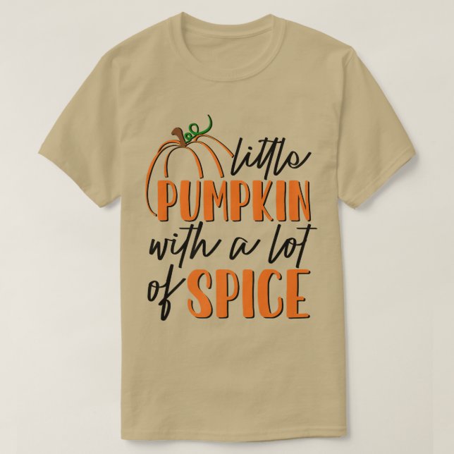 AdrL Little Pumpkin med en hög höstnedgång T Shirt (Design framsida)